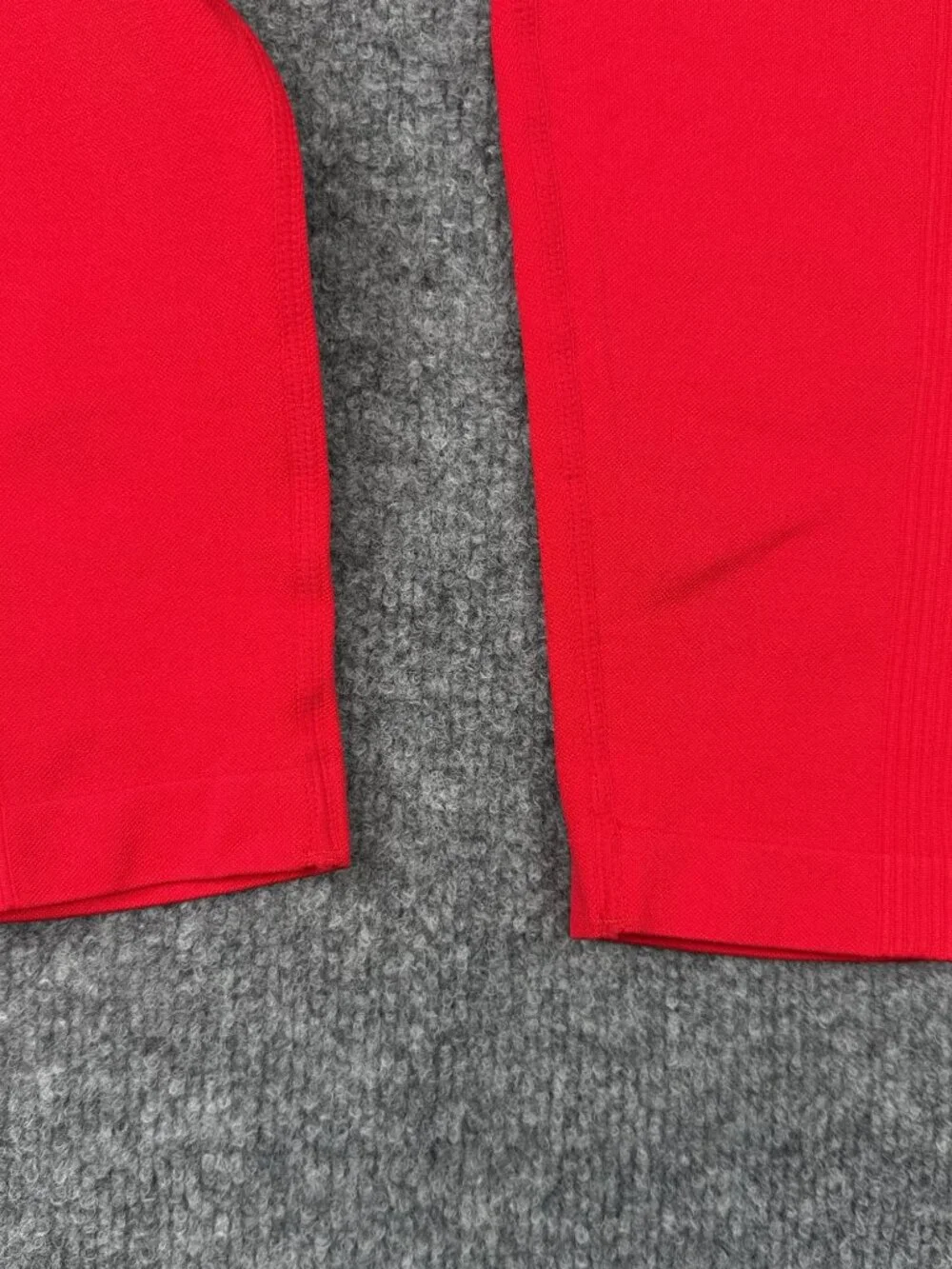 Alo Yoga LEG09 Ribbed High Waist Leggings Red Size M Excellent